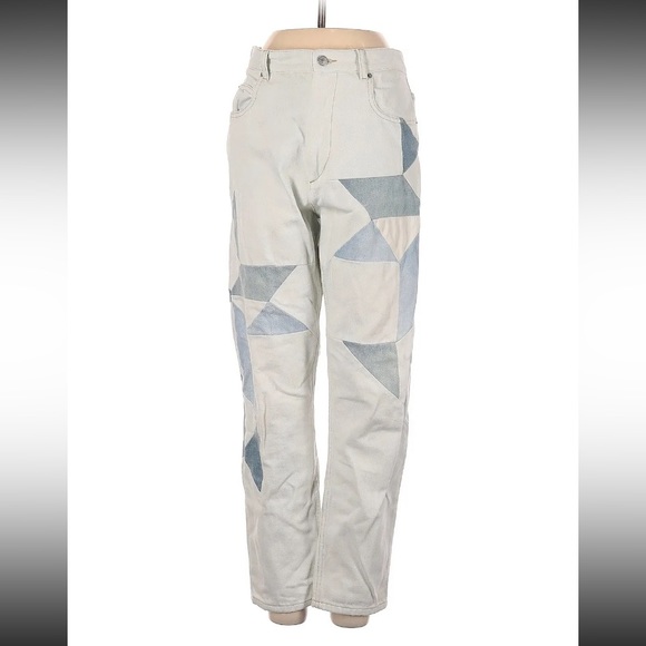 Isabel Marant Etoile “Lea” Geometric Pattern Jeans